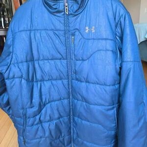 Under Armour Blue Jacket Coat Size L